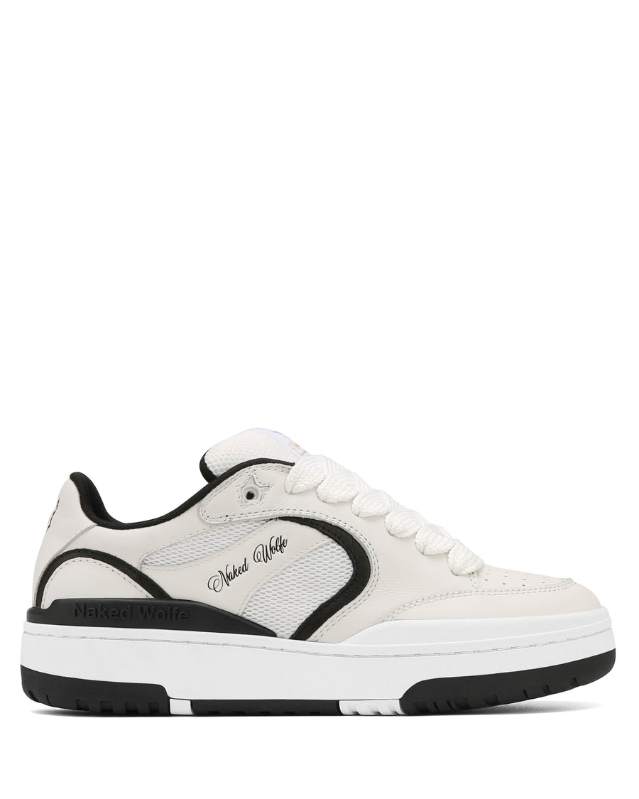 Ambition Cow Leather & Mesh White/Black