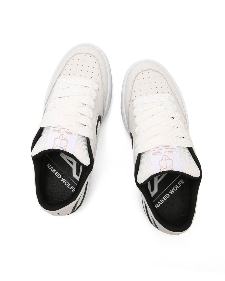 Ambition Cow Leather & Mesh White/Black