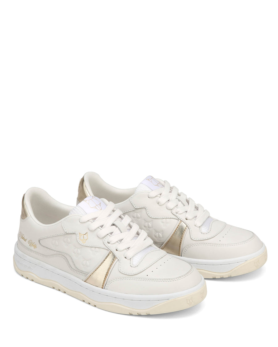 Flight Genysis Leather/Suede White/Gold