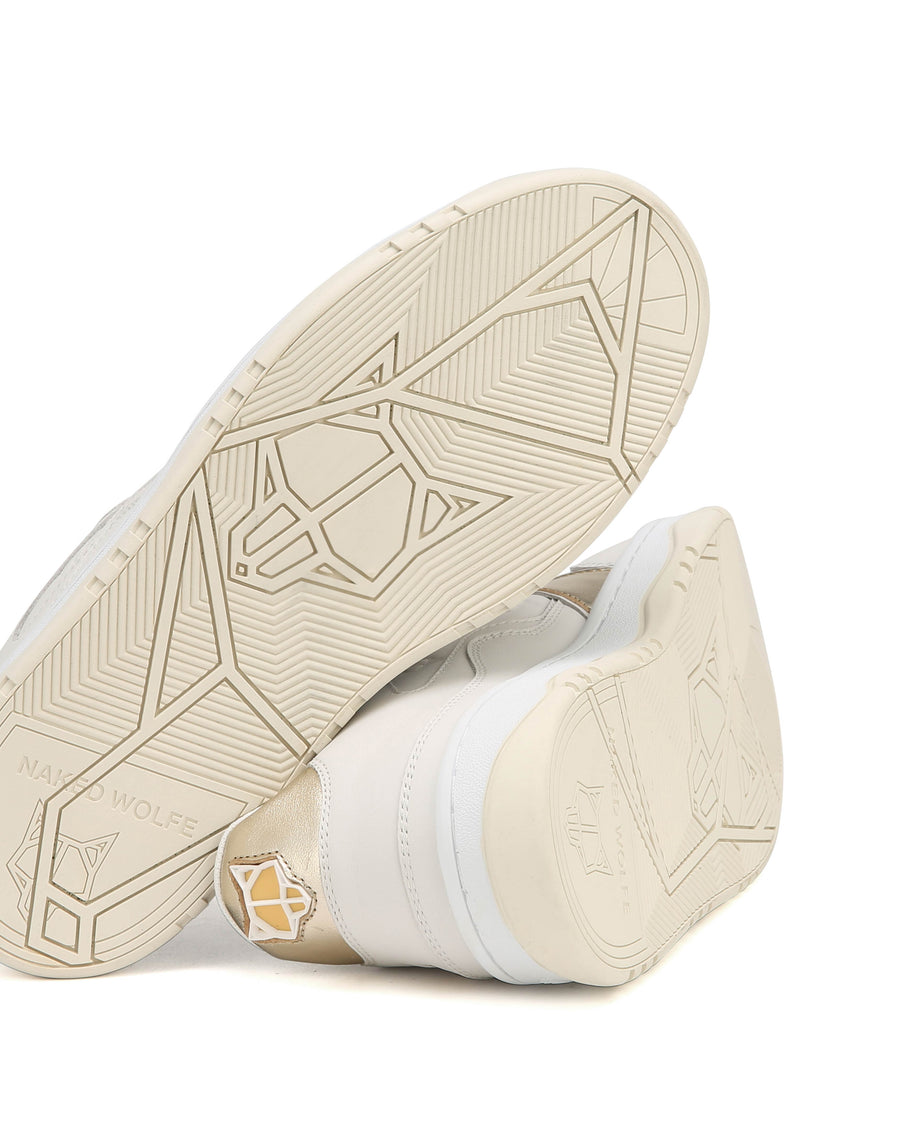 Flight Genysis Leather/Suede White/Gold