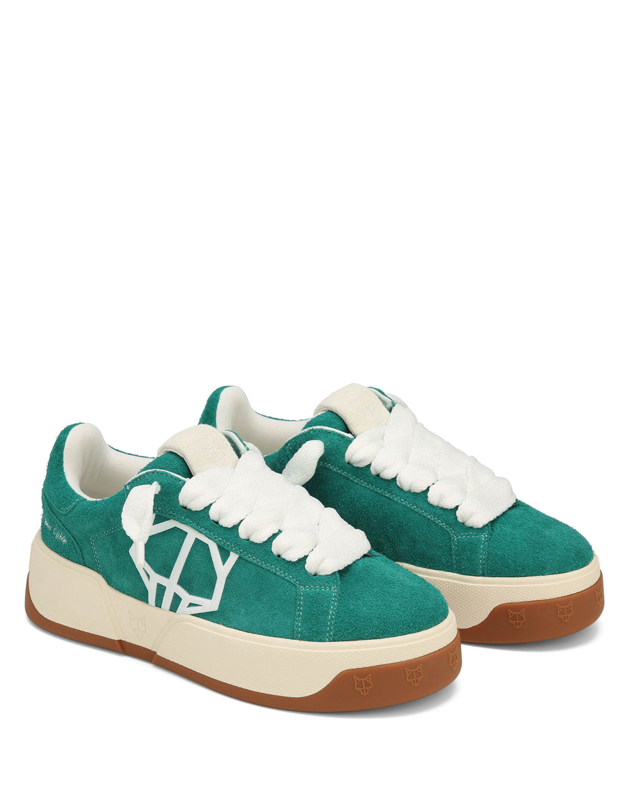 Kray Hairy Cow Suede Forrest Green