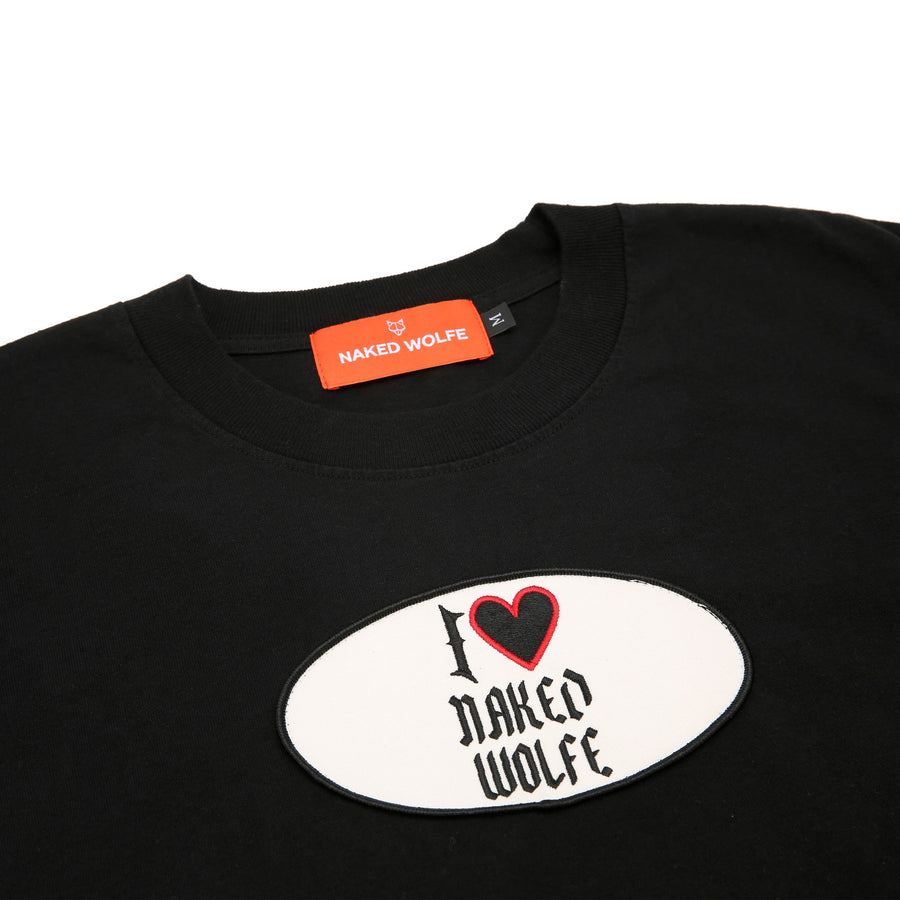 I Love Naked Wolfe T-Shirt Black