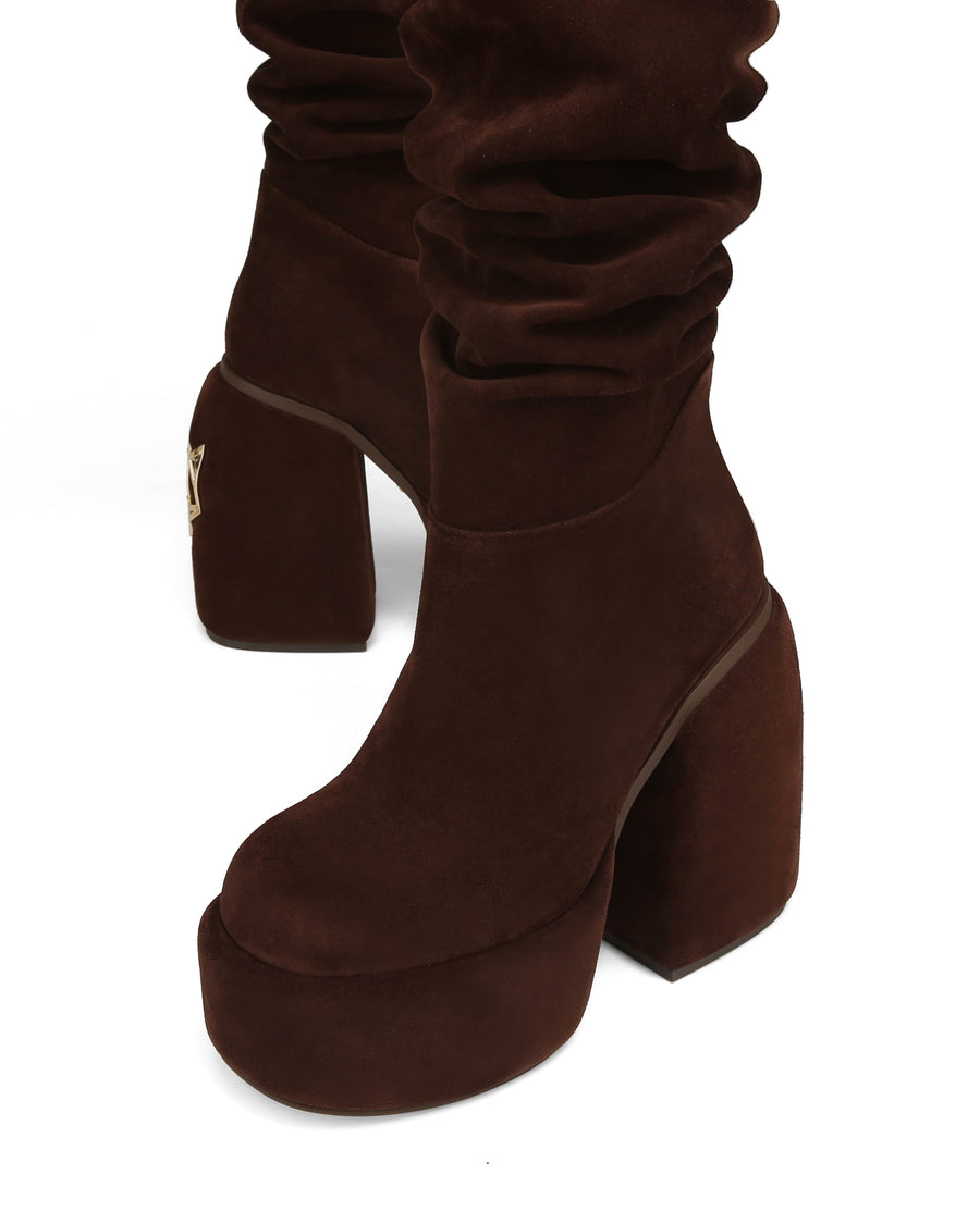 Space Cow Suede Brown