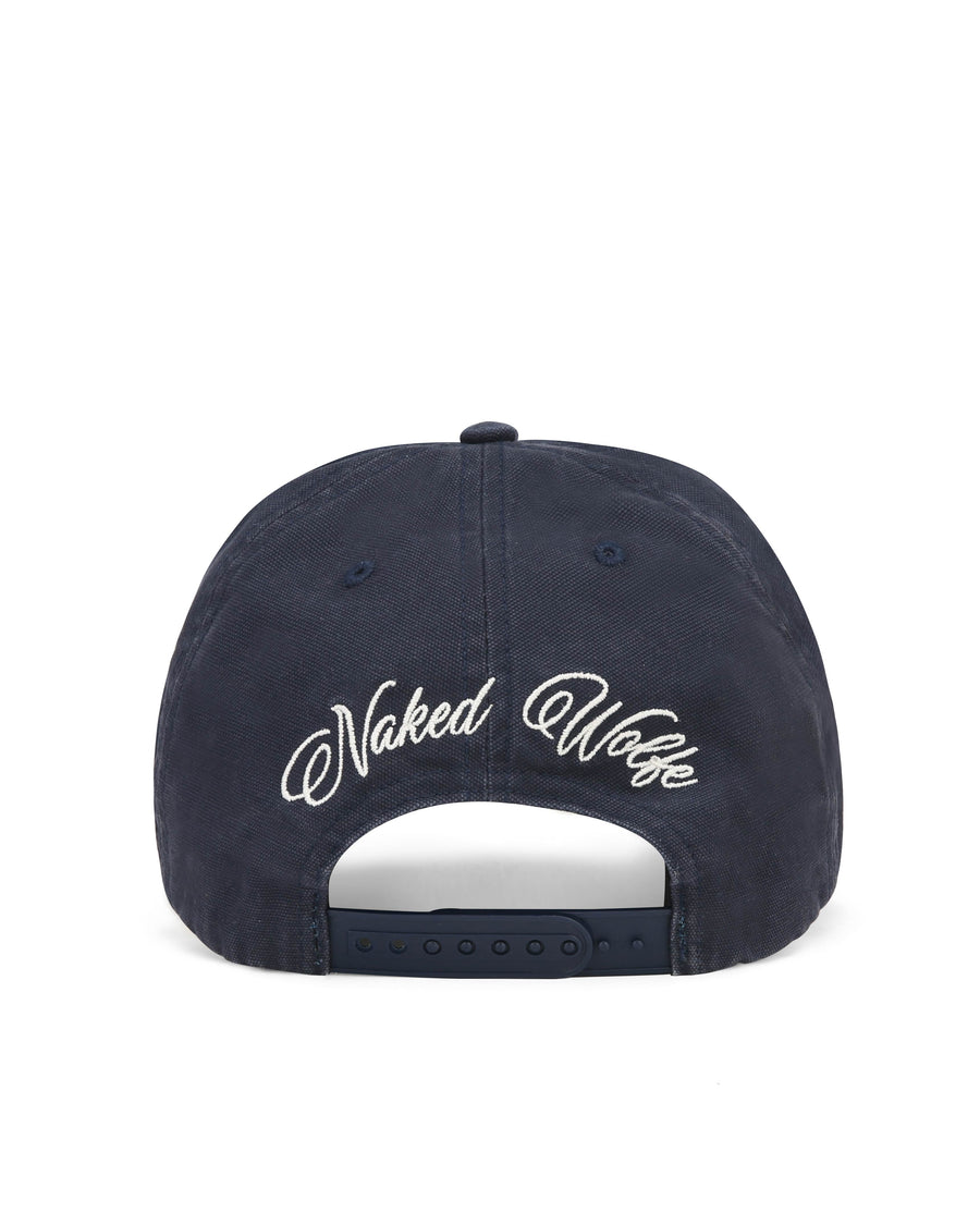 Signature Unconstructed Cap Washed Navy