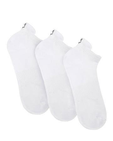 3 Pack Mens Egyptian Cotton Ankle Socks White
